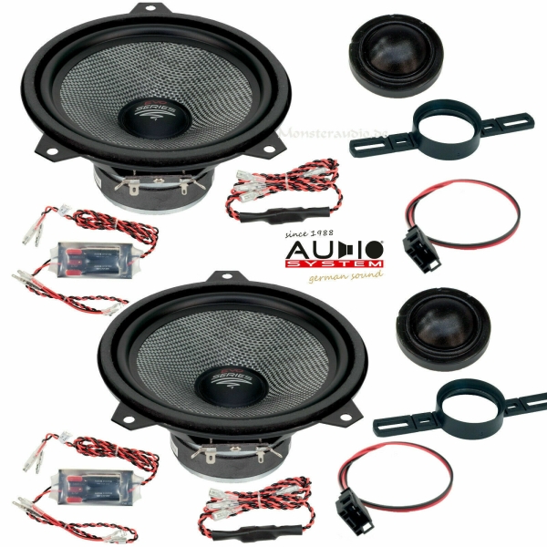 Audio System XFit BMW E46 EVO3 2-Wege Lautsprecher Set für BMW 3er E46